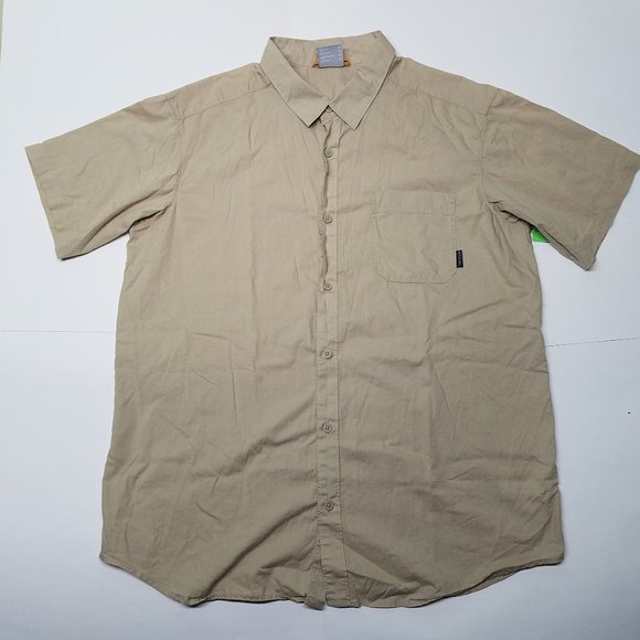 Columbia Other - Columbia Khaki Button Down Outdoor Top Shirt XL